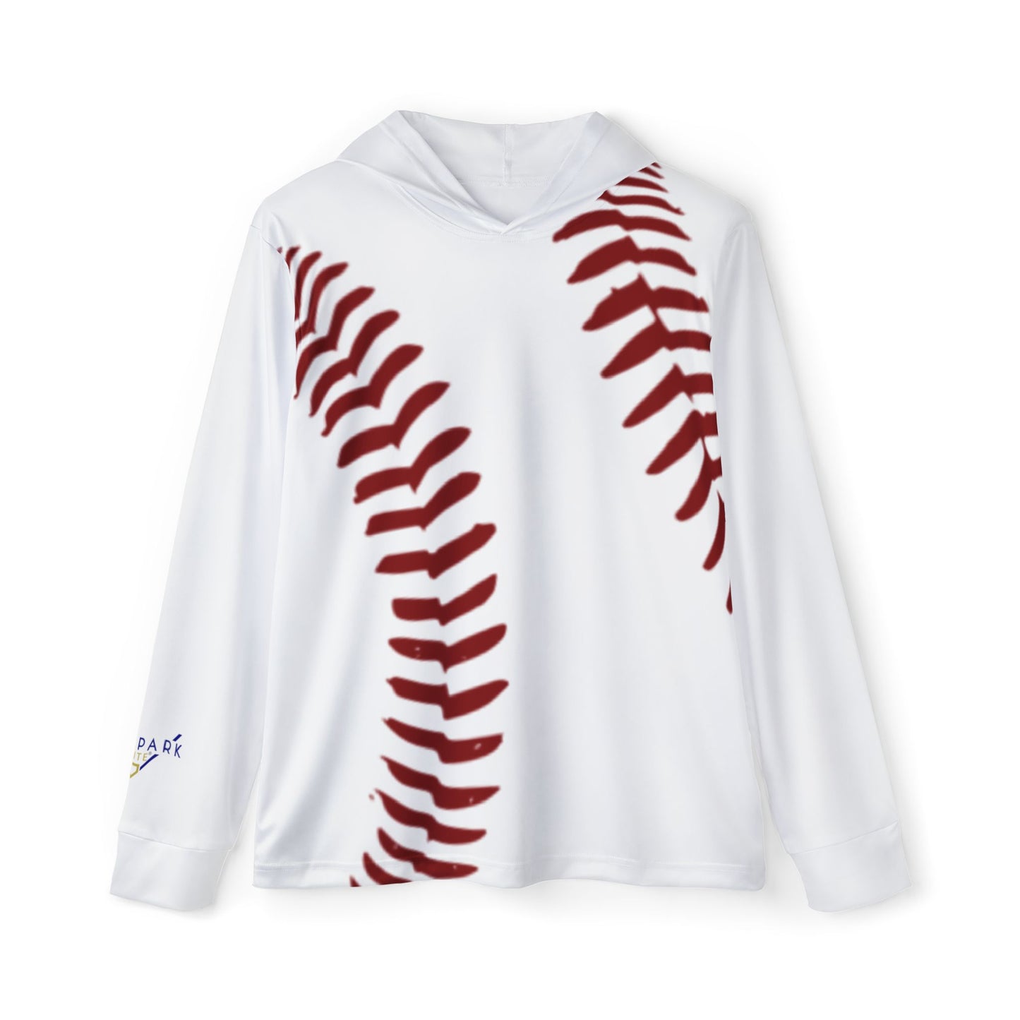 Baseball Stitch Men's Sports Warmup Hoodie (AOP)