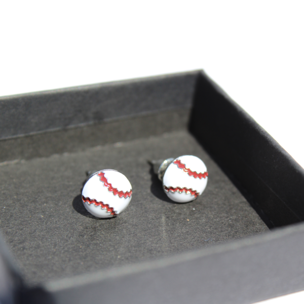 Baseball Stud Earrings Ballpark Elite